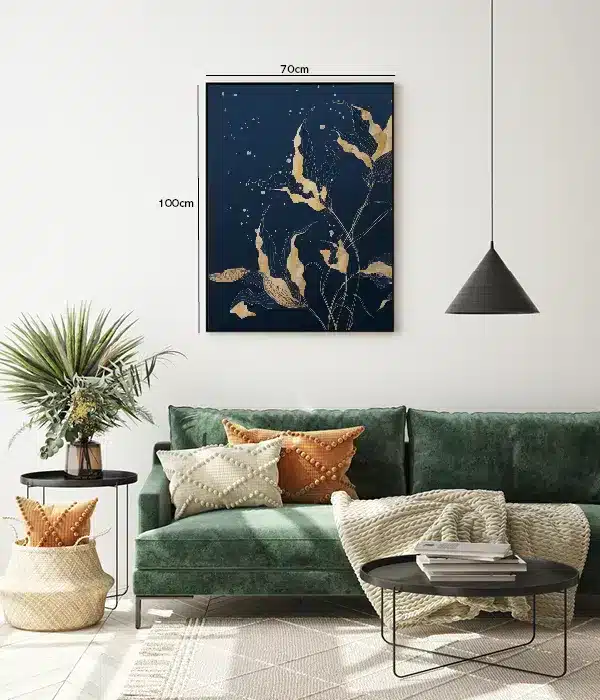 Golden Veins Bloom Plakat