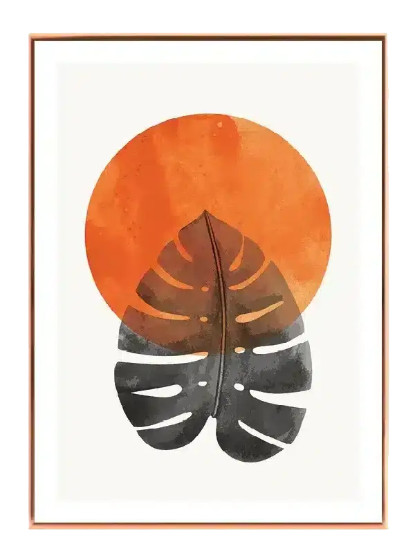 Monstera Eclipse Plakat