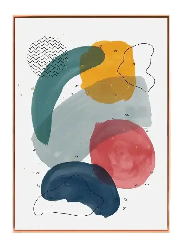 Color Veins Harmony Plakat