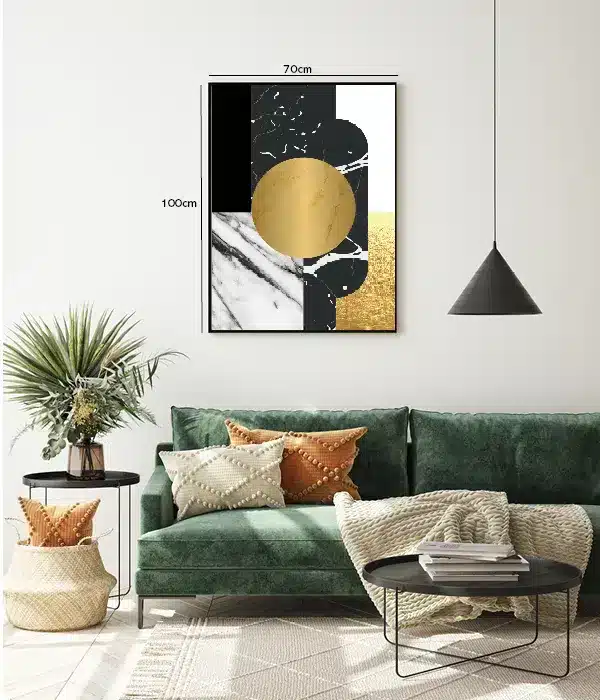 Marble Gold Harmony Plakat