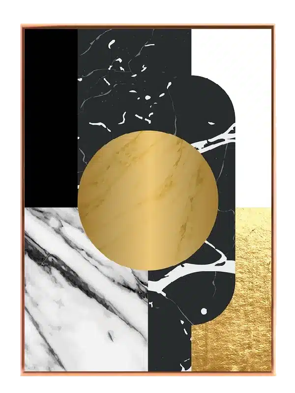 Marble Gold Harmony Plakat
