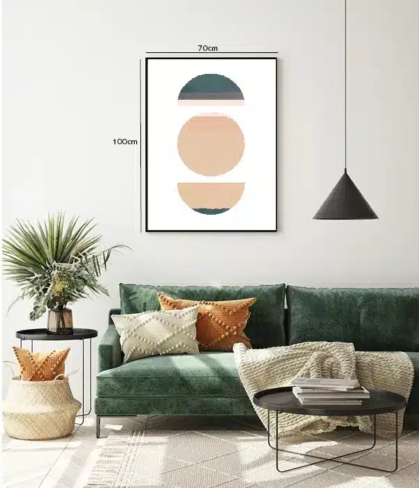 Muted Layers Composition Plakat