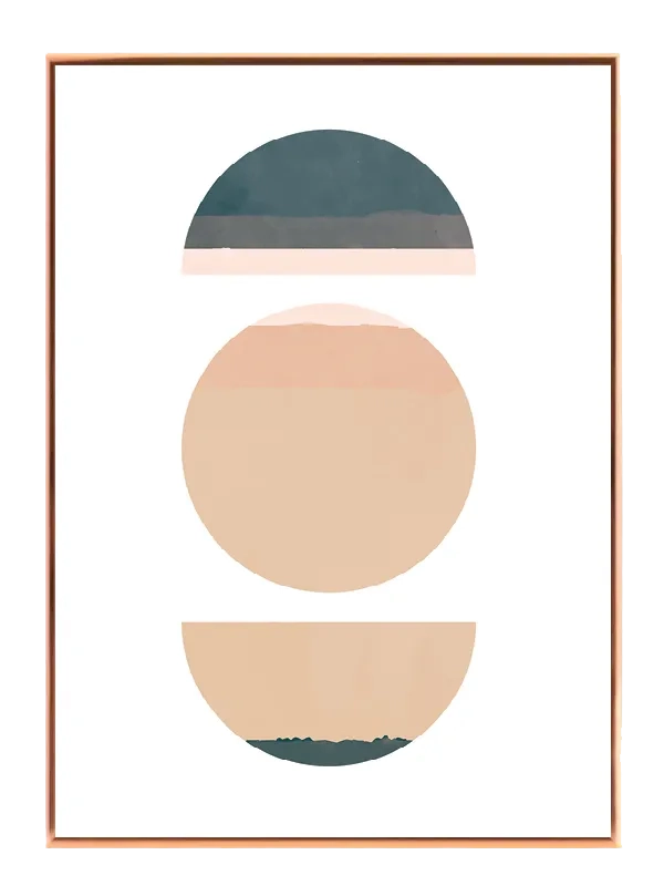 Muted Layers Composition Plakat