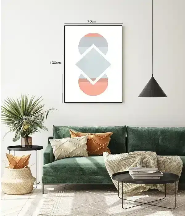 Pastel Geometric Harmony Plakat