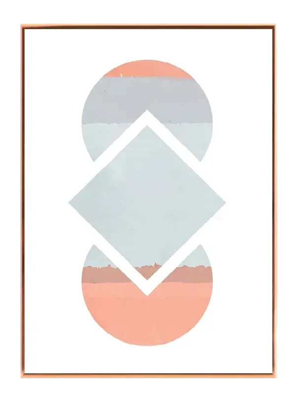 Pastel Geometric Harmony Plakat