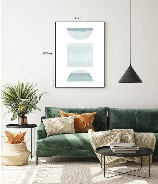 Muted Horizon Layers Plakat