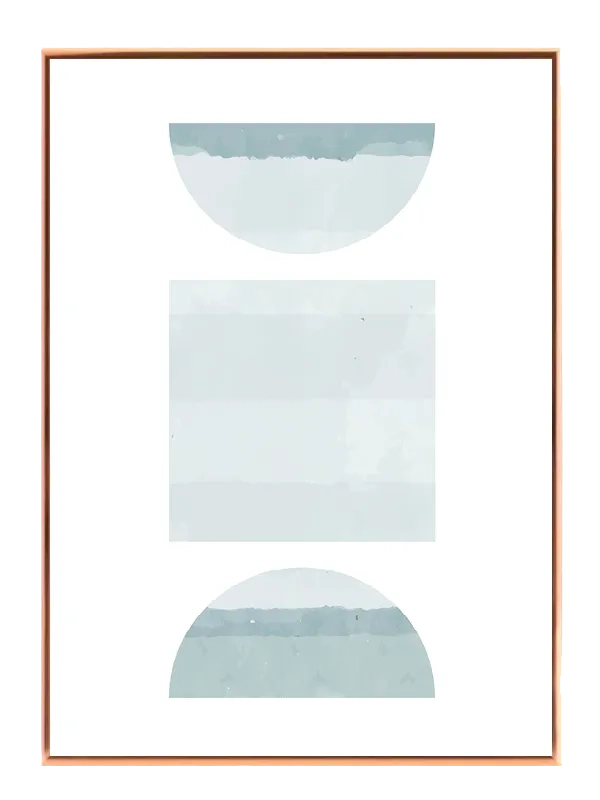 Muted Horizon Layers Plakat