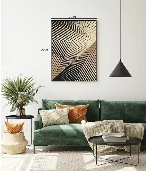 Intersecting Stripe Angles Plakat