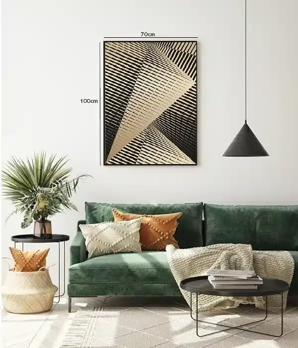 Intersecting Stripe Layers Plakat