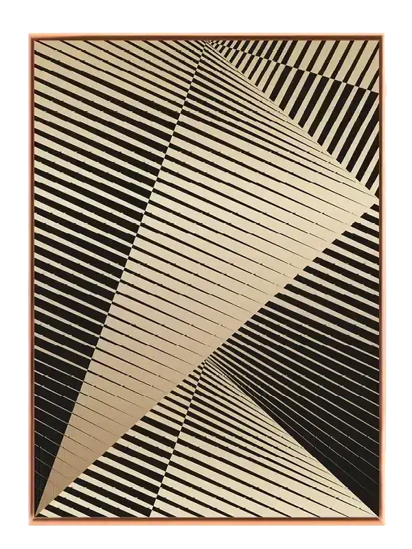 Intersecting Stripe Layers Plakat