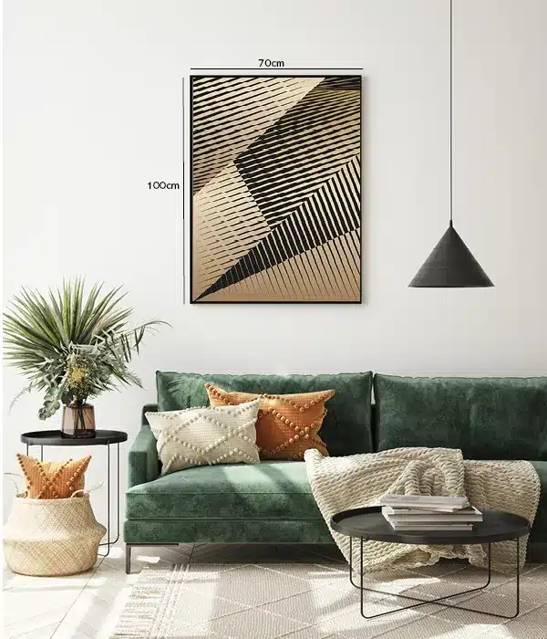 Angular Line Layers Plakat
