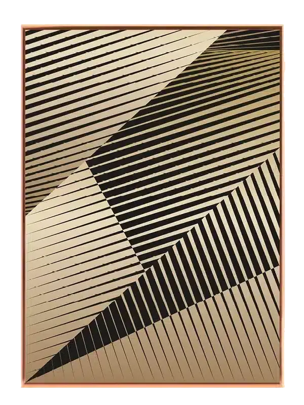 Angular Line Layers Plakat