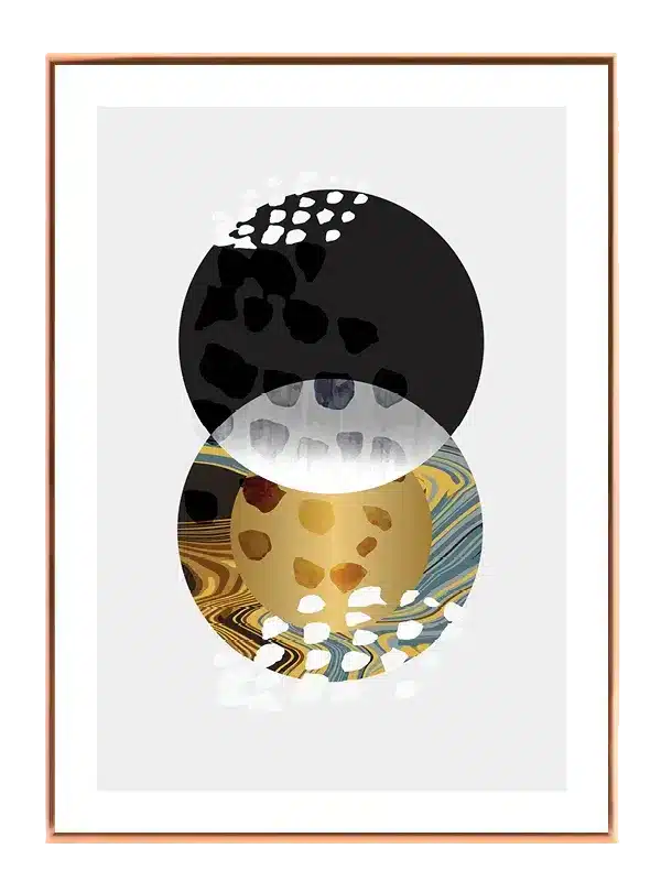 Marbled Orb Layers Plakat