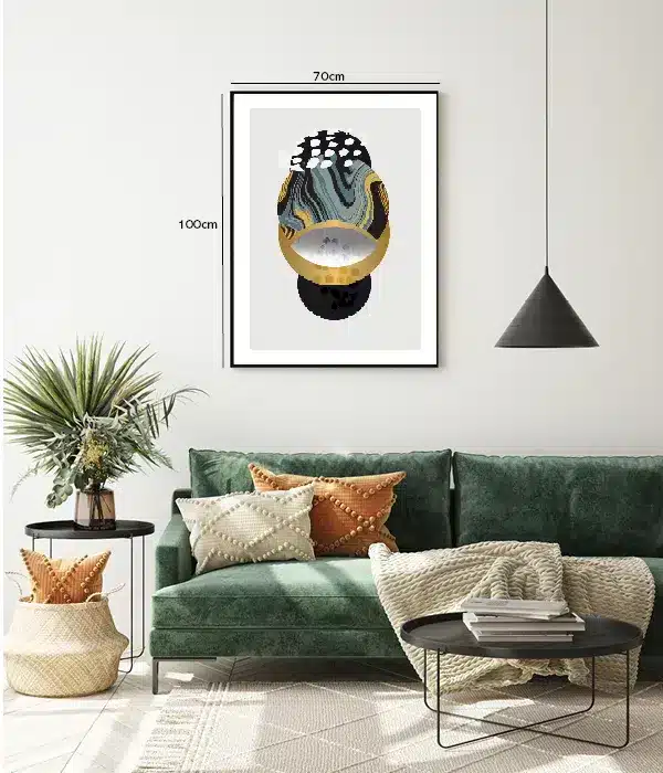 Marbled Eclipse Layers Plakat