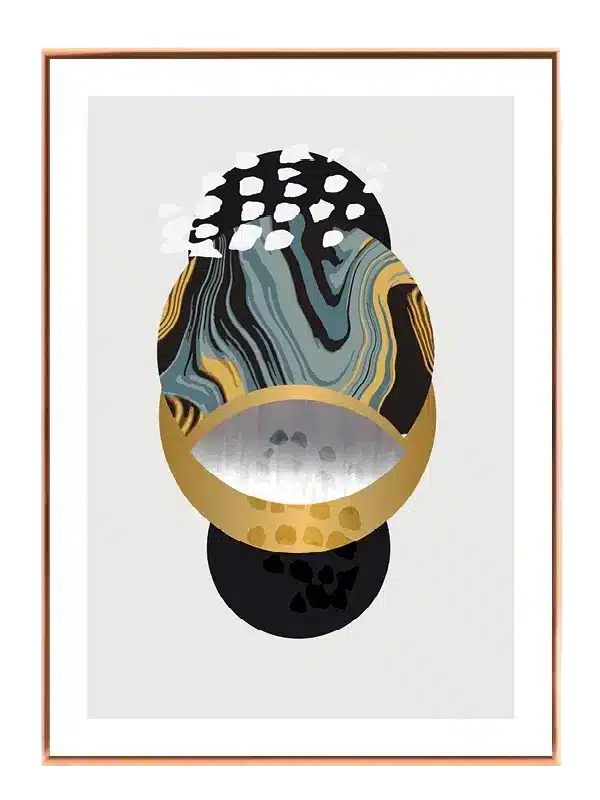 Marbled Eclipse Layers Plakat
