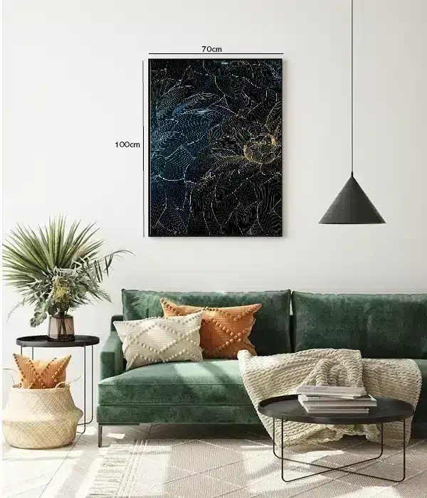 Luminous Bloom Layers Plakat