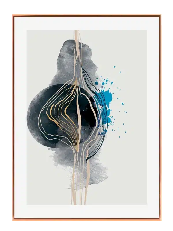 Veins Of Blue Plakat