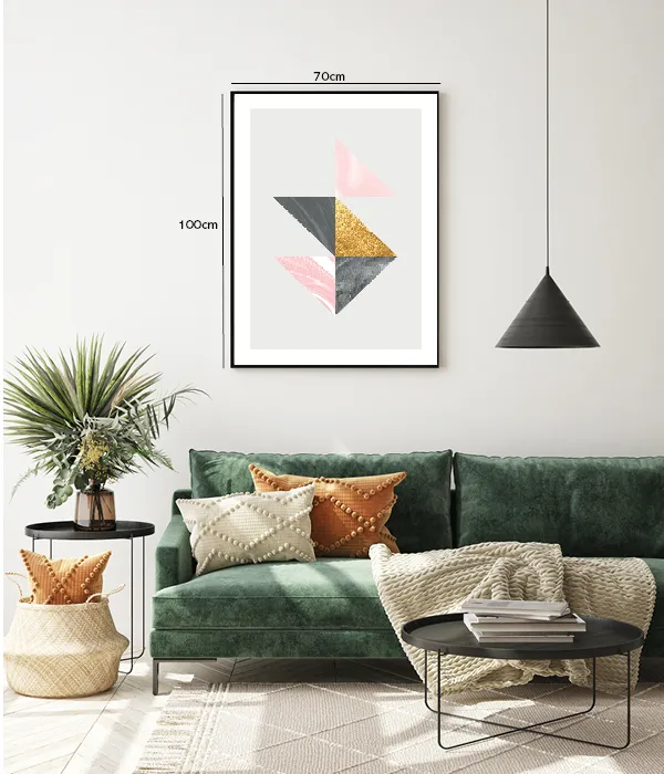 Marbled Triangle Harmony Plakat