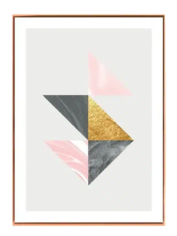 Marbled Triangle Harmony Plakat