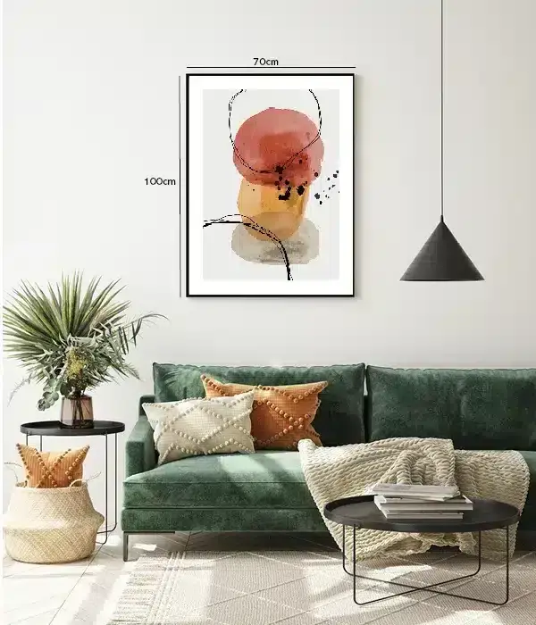 Layered Color Harmony Plakat