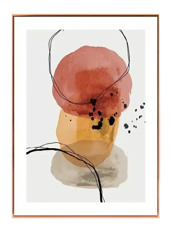 Layered Color Harmony Plakat