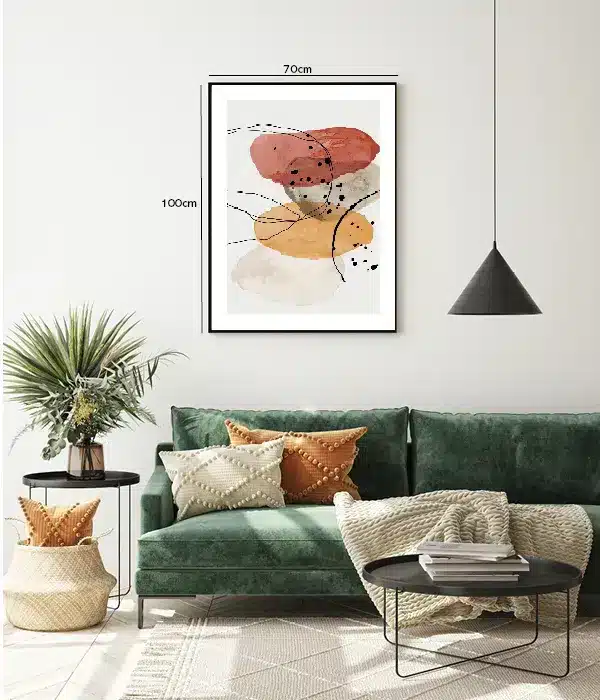 Layered Color Blobs Plakat