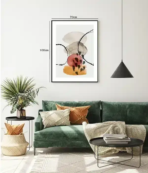 Layered Pebble Harmony Plakat