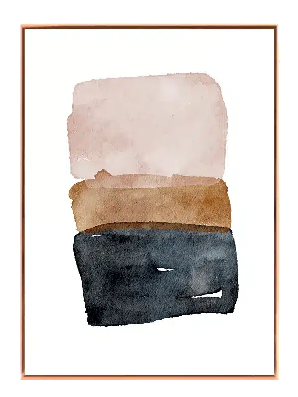 Layered Earth Tones Plakat