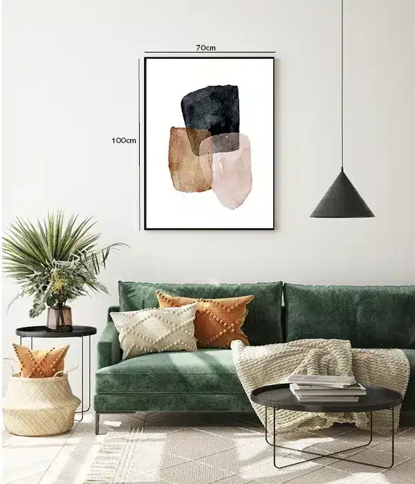 Muted Stone Layers Plakat