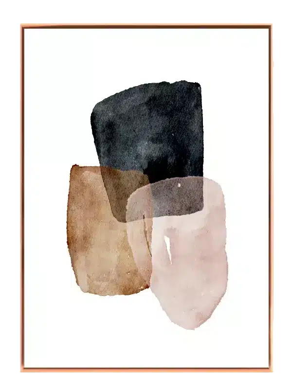 Muted Stone Layers Plakat