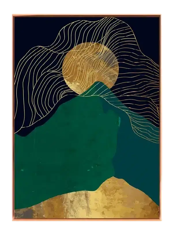 Golden Veins Horizon Plakat