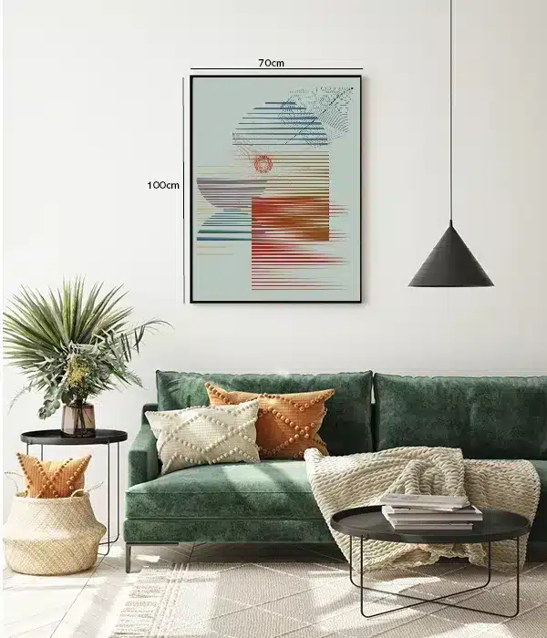 Linear Bloom Composition Plakat
