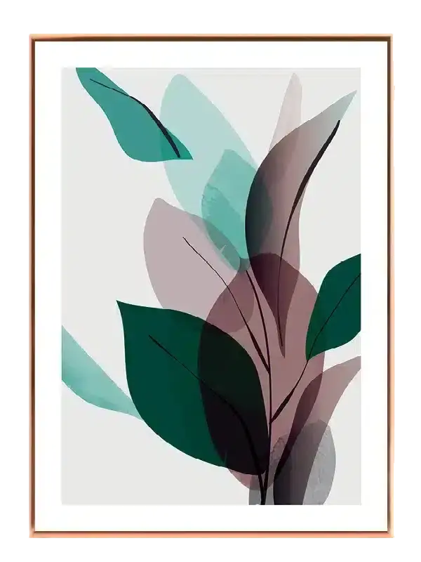 Translucent Leaf Layers Plakat