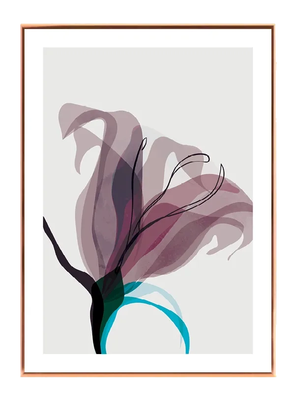 Veiled Lilac Bloom Plakat