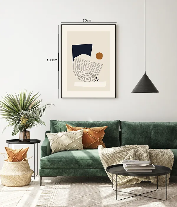 Curved Line Orbit Plakat