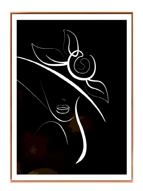 Elegance In Contours Plakat