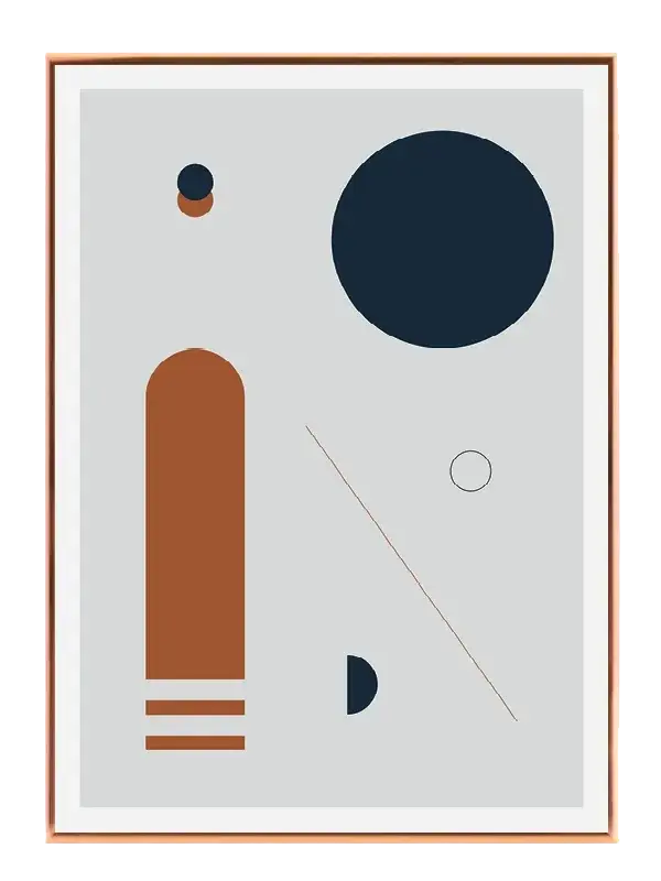 Orbit Geometry Plakat