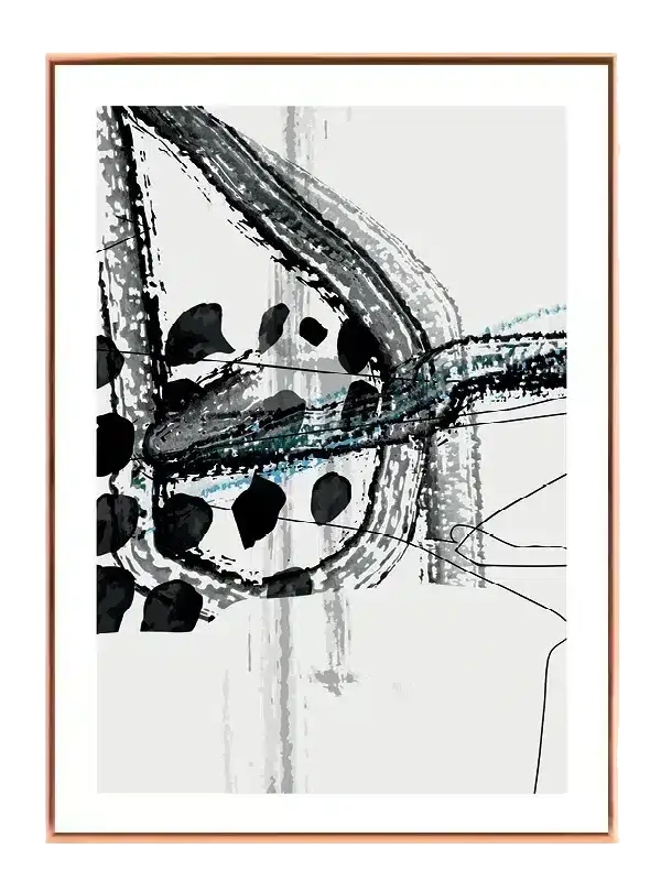 Veined Contour Flow Plakat