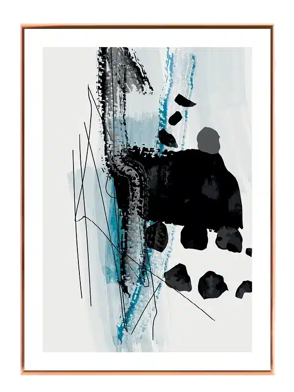 Aqua Veins Composition Plakat