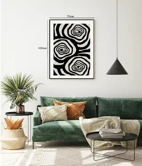 Hypnotic Eye Rings Plakat