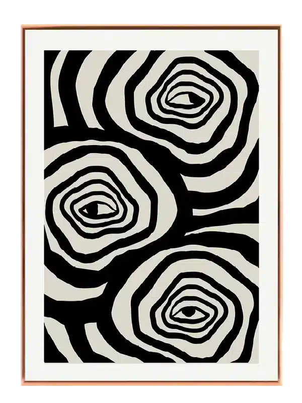 Hypnotic Eye Rings Plakat