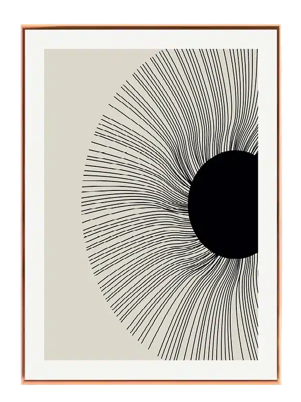 Radiant Vein Circle Plakat