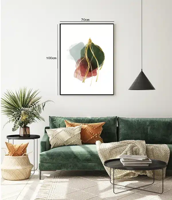Golden Tendril Bloom Plakat