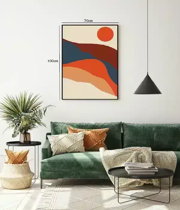 Sunset Wave Layers Plakat