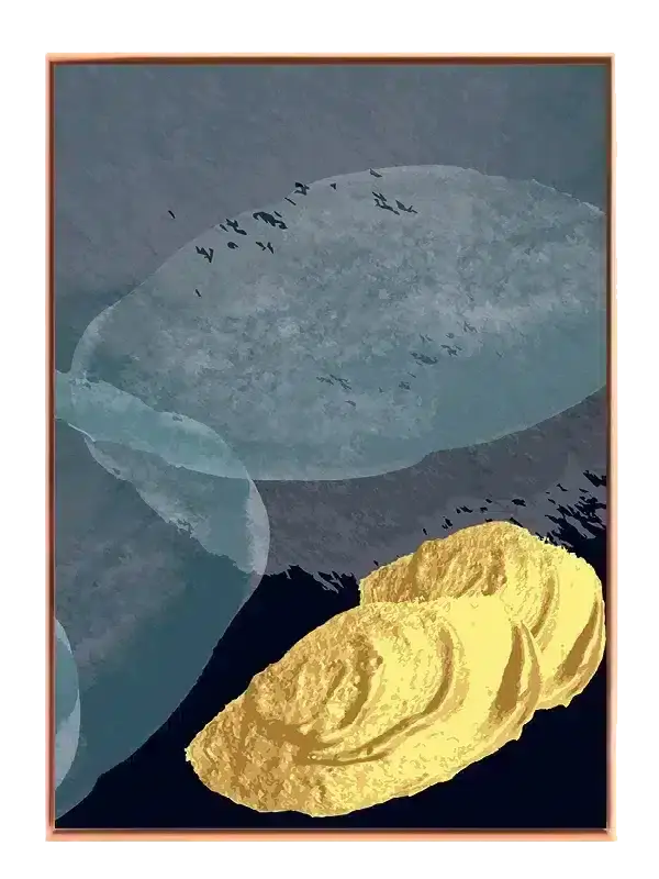 Golden Vein Flow Plakat