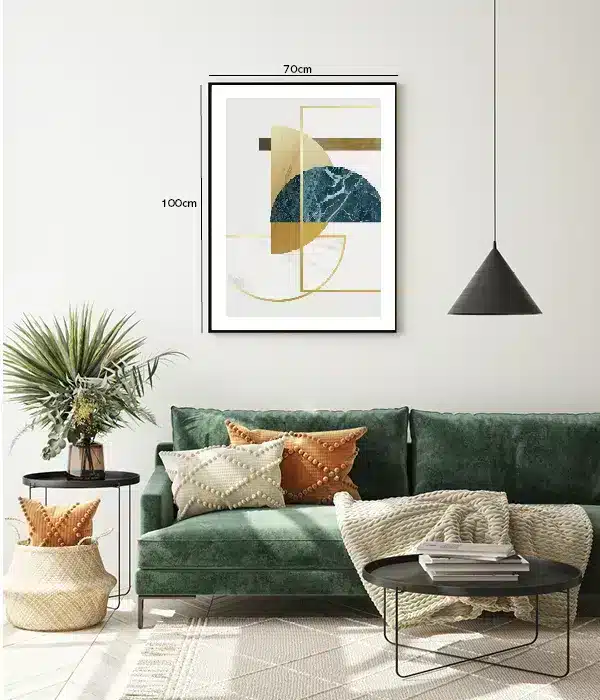 Marble Geometry Layers Plakat