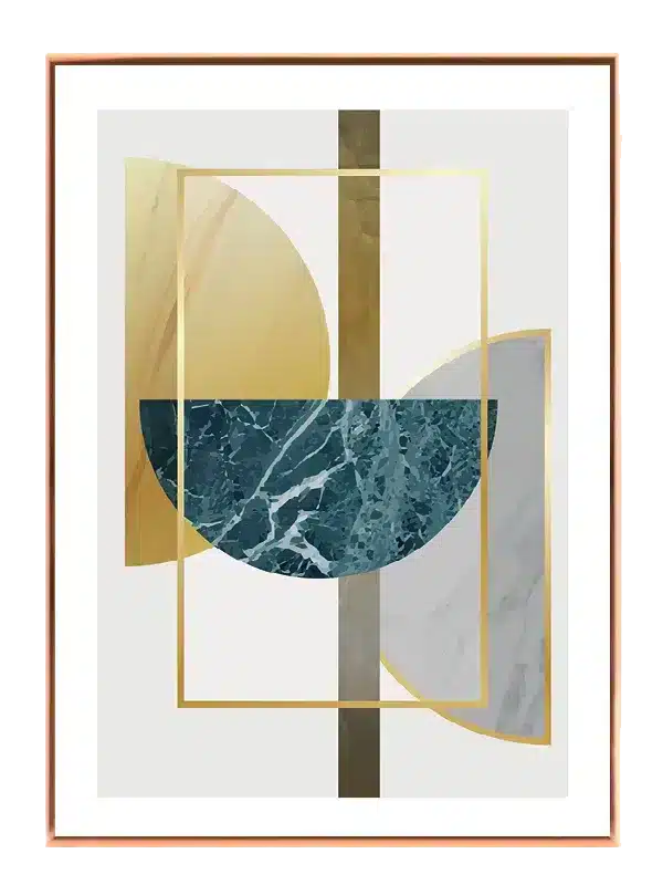 Marble Geometry Harmony Plakat