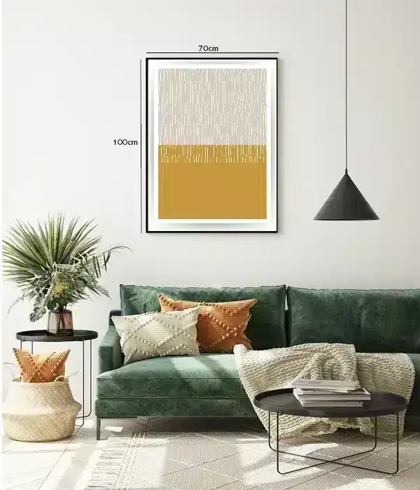 Wavy Line Horizon Plakat