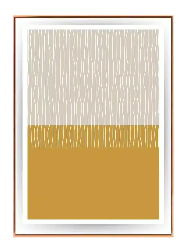 Wavy Line Horizon Plakat