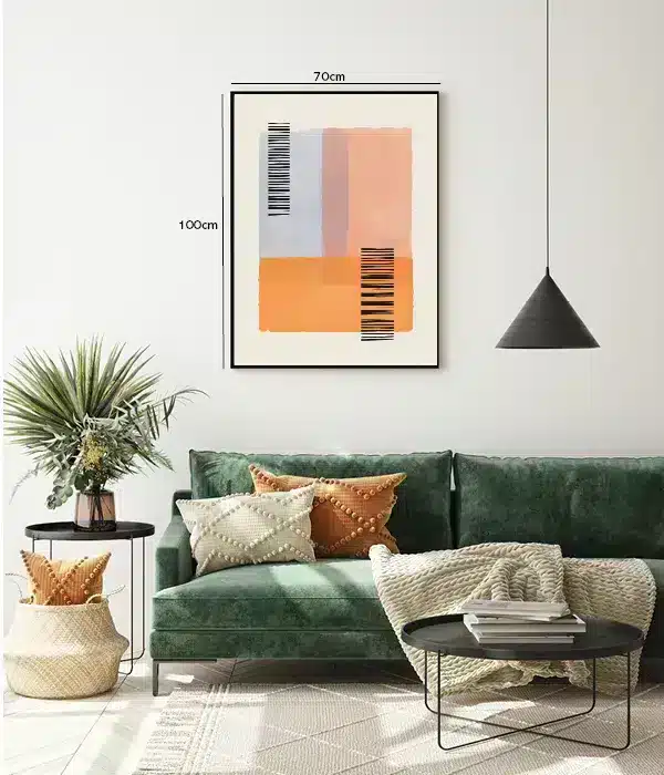 Layered Horizon Blocks Plakat